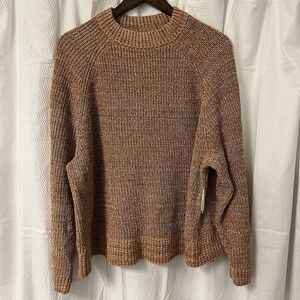 Old‎ Navy Long Sleeve Orange Brown Sweater Plus Size 3X NWT